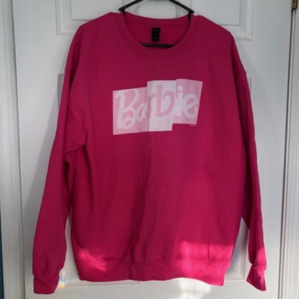 Hot Pink Barbie Sweatshirt- Size L 💗 - Picture 4 of 6